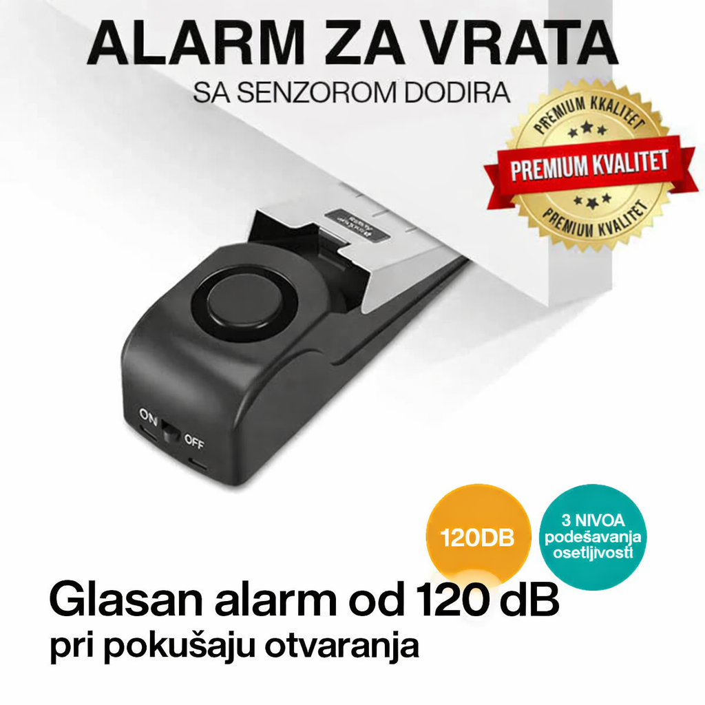 Blokator vrata sa alarmom