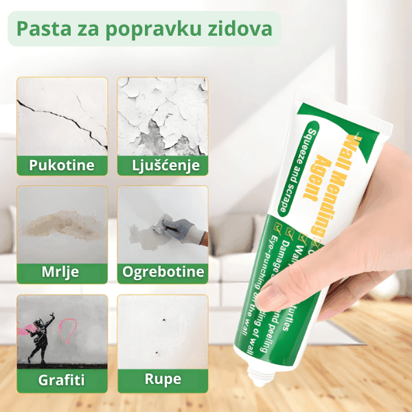 Pasta za popravku zidova - instant pasta za reparaciju zidova