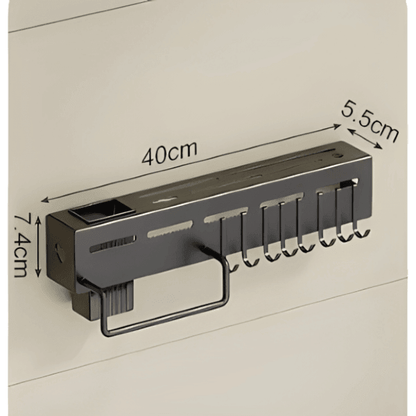 Zidni držač za kuhinjski pribor od nerđajućeg čelika